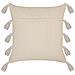 Cuscino Decorativo Bouvardia Cotone 45 X 45 Cm Grigio Trama Chevron - Foto miniatura 3