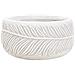 Vaso Da Fiori Argilla Bianco Sporco 25 X 25 X 14 Cm Ftero - Foto miniatura 2
