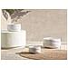Vaso Da Fiori Argilla Bianco Sporco 25 X 25 X 14 Cm Ftero - Foto miniatura 1
