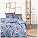 Completo Letto - 240 X 260 Cm - Cotone Con Stampa Floreale - Foto miniatura 1