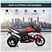 Moto Elettrica per Bambini 3-5 Anni (max. 25kg) con 3 Ruote, Luci e Suoni, Batteria 6V, Rosso, 86x42x52cm - Foto miniatura 5