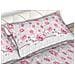 Completo Lenzuola Matrimoniale 100% Cotone Made Italy Disegno Rose24 Cn Matrimoniale Rosa - Foto miniatura 2