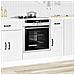 Armadio Per Forno Kalmar Bianco In Legno Multistrato - Foto miniatura 3
