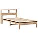 Letto Libreria Senza Materasso 90x200 Cm Legno Massello Pino - Foto miniatura 3