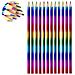 Set Di 12 Matite Di Legno Magic Rainbow - Foto miniatura 1