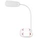 Lampada Con Ricarica Wireless 20x10x25 Cm. Colore Bianco - Foto miniatura 2