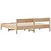 Letto senza Materasso 200x200 cm in Legno Massello di Pino - Foto miniatura 3