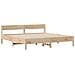 Letto senza Materasso 200x200 cm in Legno Massello di Pino - Foto miniatura 4