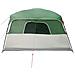 Tenda Familiare a Cabina per 9 Persone Verde Impermeabile - Foto miniatura 7