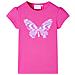 Maglietta da Bambina Maniche Aletta Rosa Scuro 140 - Foto miniatura 1