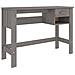 Lusso Casadino -  Scrivania Hamar Grigio Chiaro 110x40x75 Cm In Legno Di Pino - Foto miniatura 1