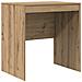 Scrivania con Storage Rovere Artigianale Legno Ingegnerizzato - Foto miniatura 4