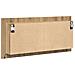 Mobiletto Specchiera LED Rovere Artisanale 100x12x45 cm Legno Ingegnerizzato - Foto miniatura 8