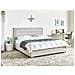 Letto Contenitore Tessuto Rouen 180 X 200 Cm Beige Chiaro - Foto miniatura 1