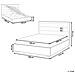 Letto Contenitore Tessuto Rouen 180 X 200 Cm Beige Chiaro - Foto miniatura 7