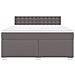 Giroletto a Molle con Materasso Grgio 180x200 cm in Similpelle - Foto miniatura 6
