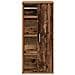 Mobile da Bagno con Portarotolo Legno Antico 39x22x90 cm - Foto miniatura 4