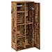Mobile da Bagno con Portarotolo Legno Antico 39x22x90 cm - Foto miniatura 5