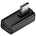 Adattatore Usb-c Femmina A Maschio Ad Angolo Retto 240w 80gbps (confezione Da 2) Black - Foto miniatura 2