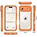 Custodia Arancione 9h In Vetro Temperato Antiurto Compatibile Con Iphone 17 Air - Foto miniatura 2