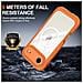 Custodia Arancione 9h In Vetro Temperato Antiurto Compatibile Con Iphone 17 Air - Foto miniatura 3