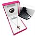 Collana Con Croce2 In Marrone E Argento - Foto miniatura 4