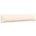 Cuscini da Divano 2 pcs Crema 200 x 40 cm Tessuto in Cords - Foto miniatura 5