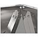 Fioriera 2 pcs Argento 40 x 40 x 40 cm Acciaio inossidabile - Foto miniatura 8