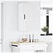 Pensile cucina Bianco Lucido 40 x 31 x 80 cm Legno multistrato - Foto miniatura 4