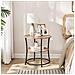 Tavolino rotondo, marrone rustico, stile loft - LET056B11 - Foto miniatura 7
