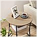 Tavolino rotondo, marrone rustico, stile loft - LET056B11 - Foto miniatura 3