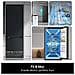 GBBSJ20DEP Frigorifero combinato Fit & Max 60 cm | Classe D, 375 L | AI Inverter, Wi-Fi, Door Cooling, Total No Frost | Matte Black - Foto miniatura 10