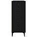Credenza Rovere Nero 69,5 x 34 x 90 cm Legno multistrato - Foto miniatura 7
