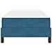 Letto a molle con materasso Blu Scuro 80 x 210 cm Tessuto - Foto miniatura 5