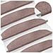 Tappetini per scale autoadesivi 15 pcs Beige 80 x 24,5 x 3,5 cm - Foto miniatura 2
