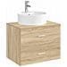 Lavabo da bagno Cromato 40,5 x 40,5 x 15 cm Metallo - Foto miniatura 8