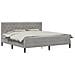 Struttura letto con materasso Grigio chiaro 180 x 200 cm - Foto miniatura 1