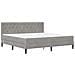 Struttura letto con materasso Grigio chiaro 180 x 200 cm - Foto miniatura 3