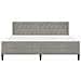 Struttura letto con materasso Grigio chiaro 180 x 200 cm - Foto miniatura 6