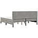 Struttura letto con materasso Grigio chiaro 180 x 200 cm - Foto miniatura 8