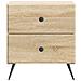 Armadio da Notte 2 pcs Rovere Sonoma 43 x 34,5 x 47,5 cm - Foto miniatura 5