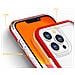 Custodia Trasparente 3in1 Per Iphone 13 Pro, Cover In Gel Rosso. - Foto miniatura 4
