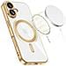 Custodia Trasparente Oro Dorato Magsafe Per Iphone 17 - Foto miniatura 2