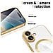 Custodia Trasparente Oro Dorato Magsafe Per Iphone 17 - Foto miniatura 4