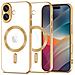 Custodia Trasparente Oro Dorato Magsafe Per Iphone 17 - Foto miniatura 6
