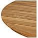 Piano del tavolo Ø 80 x 3,5 Rotondo Legno di teak solido - Foto miniatura 5