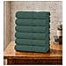 Set 6 Asciugamani Viso 55x100 cm - Eleganza e Comfort per il Tuo Bagno - Dark Green-Verde Scuro - Foto miniatura 1