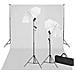 Set Studio Fotografico: Fondale Bianco 600x300 Cm E Luci - Foto miniatura 1