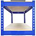 Scaffale In Acciaio Senza Bulloni Q-rax Blu 120cm X 50cm X 182,5cm - Foto miniatura 5
