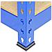 Scaffale In Acciaio Senza Bulloni Q-rax Blu 120cm X 50cm X 182,5cm - Foto miniatura 6